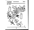 White-Westinghouse LE600AXD1 cabinet and component parts diagram