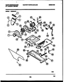 Motor, blower and cabinet parts