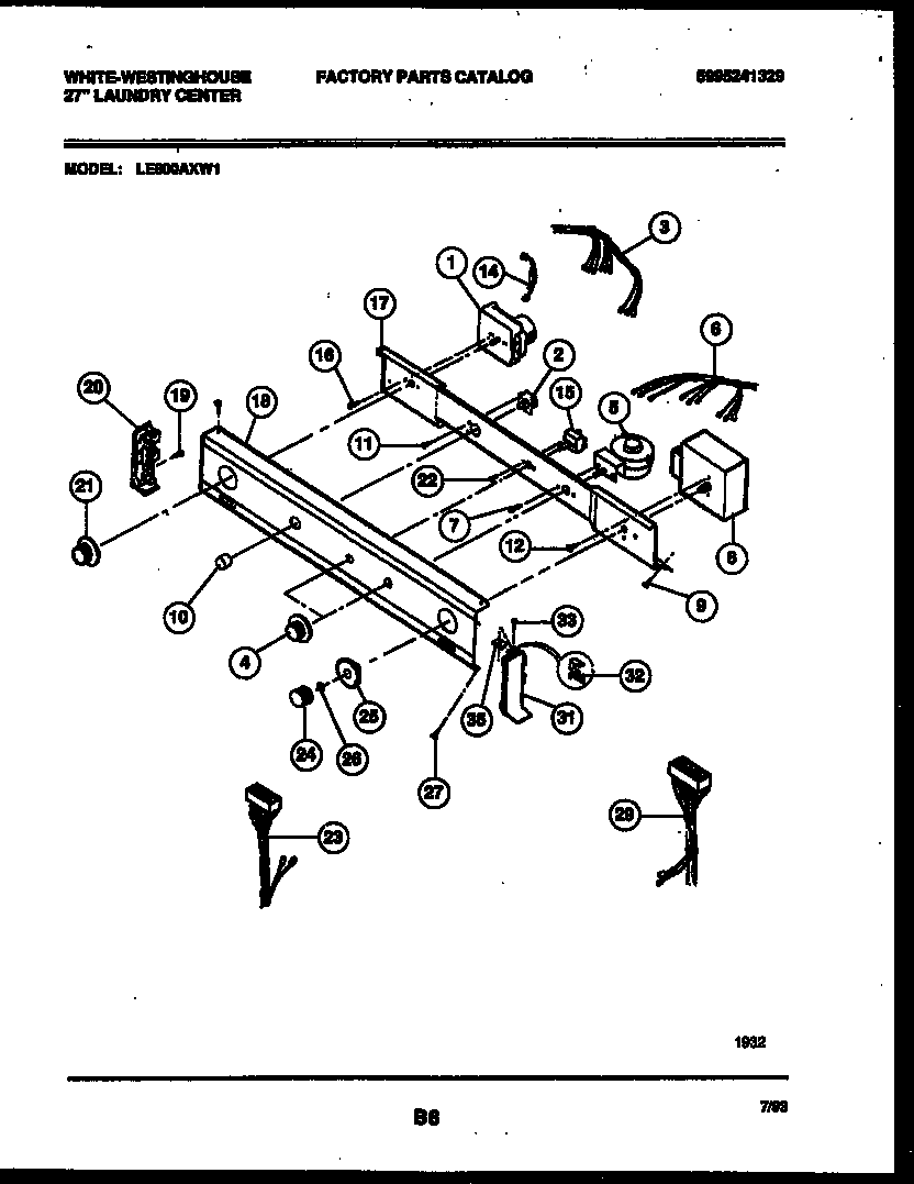 Console and control parts