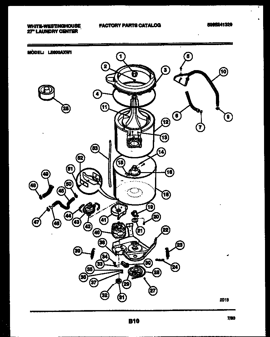 Tub detail