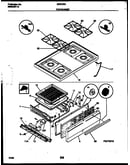 Cooktop and broiler drawer parts