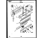 White-Westinghouse GF630RXW3 backguard diagram