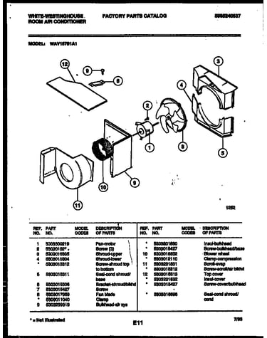 Air handling parts