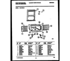 White-Westinghouse WAV157S1A1 cabinet and installation parts diagram