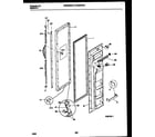 White-Westinghouse WRS22WRAW1 freezer door parts diagram
