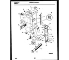 White-Westinghouse WRS22WRAW1 cabinet parts diagram