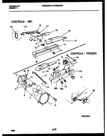 Refrigerator control assembly, damper control assembly and f