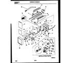 White-Westinghouse WRS22WRAD1 ice maker and installation parts diagram