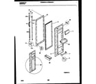 White-Westinghouse WRS22WRAD0 refrigerator door parts diagram