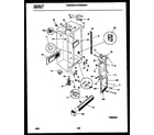 White-Westinghouse WRS24WRAW0 cabinet parts diagram