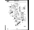 White-Westinghouse WRS22WRAD0 cabinet parts diagram