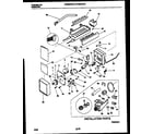 White-Westinghouse WRS22WRAW0 ice maker and installation parts diagram