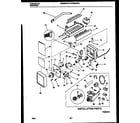 White-Westinghouse WRS22WRAD0 ice maker and installation parts diagram