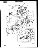 Ice maker and installation parts