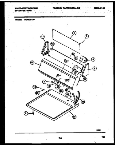 Console and control parts