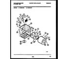 White-Westinghouse DG650AXW2 cabinet and component parts diagram
