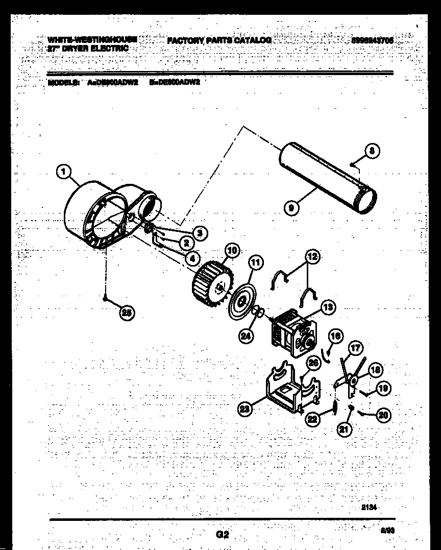 BLOWER AND DRIVE PARTS