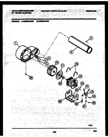 Blower and drive parts