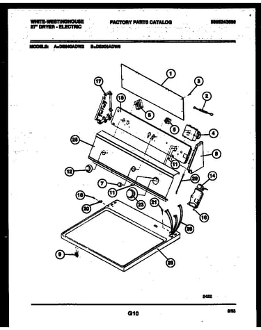 Console and control parts