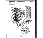 White-Westinghouse WFU17M4AW1 system and electrical parts diagram