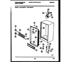 White-Westinghouse WFU12M3AW1 cabinet parts diagram