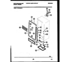 White-Westinghouse WFU21M4AW1 cabinet parts diagram