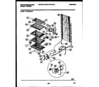 White-Westinghouse WFU21M4AW1 system and electrical parts diagram