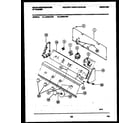 White-Westinghouse LA650AXW2 console and control parts diagram