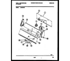 White-Westinghouse LA450AXW2 console and control parts diagram