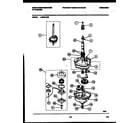White-Westinghouse LA560AXW2 transmission parts diagram