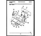 White-Westinghouse LA560AXW2 console and control parts diagram