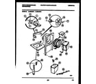 White-Westinghouse MED25P3 air, water and condensing parts diagram