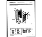 White-Westinghouse MED40P3 cabinet and control parts diagram