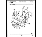 White-Westinghouse LA470BXD2 console and control parts diagram
