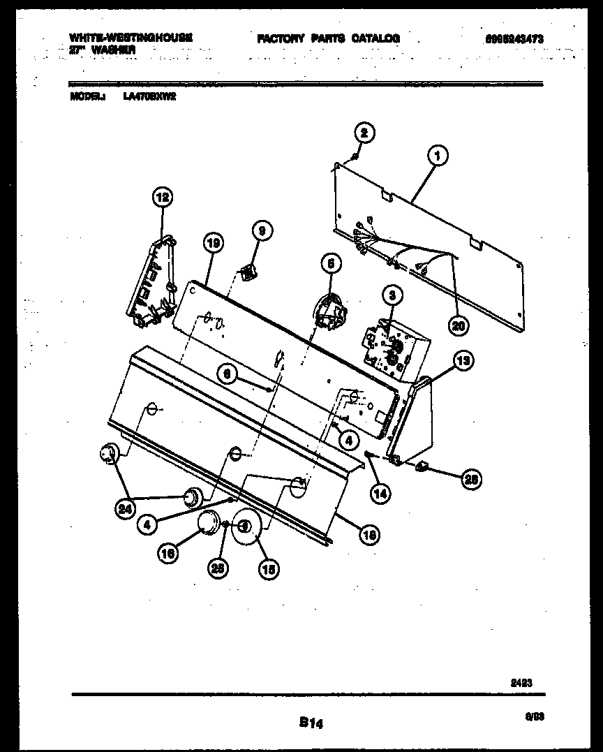 Console and control parts