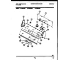 White-Westinghouse LA400AXW2 console and control parts diagram