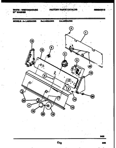 Console and control parts