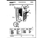 White-Westinghouse WED15P2 cabinet and control parts diagram