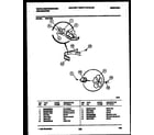 White-Westinghouse WED15P2 air control parts diagram
