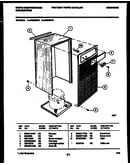Cabinet and control parts