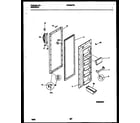White-Westinghouse WRS22PRAW0 refrigerator door parts diagram