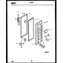 White-Westinghouse WRS22PRAD0 refrigerator door parts diagram