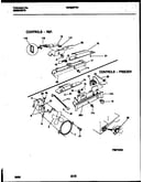 Refrigerator control assembly, damper control assembly and f