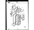 White-Westinghouse WRT22NRAD0 door parts diagram