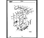 White-Westinghouse WRT22NRAD0 cabinet parts diagram
