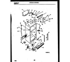White-Westinghouse WRT24NRAD0 cabinet parts diagram