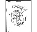 White-Westinghouse WRT22NHAW0 cabinet parts diagram