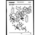 White-Westinghouse LG600AXW1 cabinet and component parts diagram