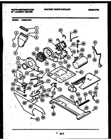 Motor and blower parts