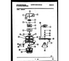 White-Westinghouse SP550AXR1 motor pump parts diagram